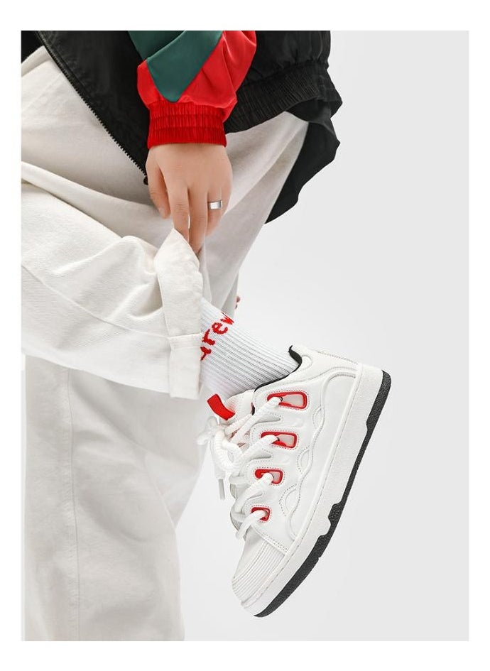 KUYING New Thick Sole Elevated Board Shoes  - Image 4