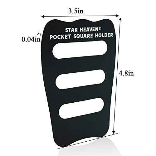Star Heaven Pocket Squares Holder For Men, Best Accessories for Suits, Tuxedos,Vests and Dinner Jackets, 1Pack Assorted. - Image 2