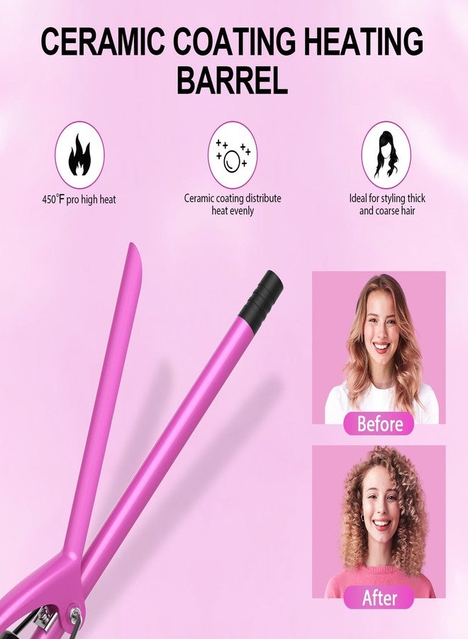 DAN Technology Small Ceramic Curling Wand with Adjustable Temperature for Tight Curls on Short & Long Hair (3/8 Inch, 10MM) - Image 2