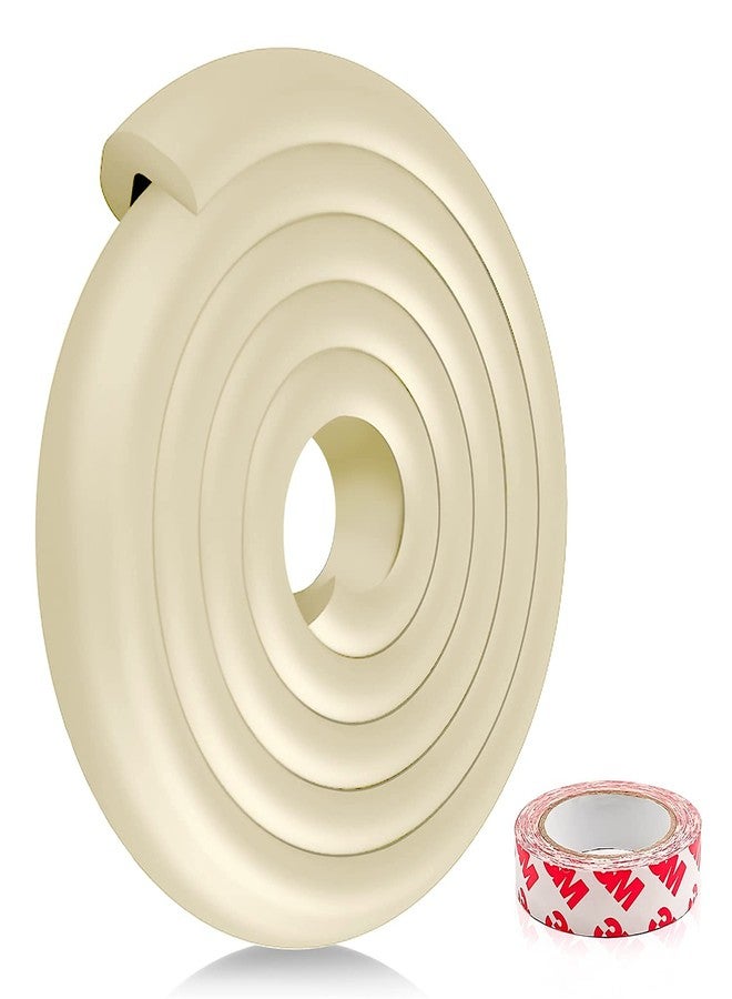 KPNG Kids Baby Safety Rubber Bumper Strip, 2M Protectors Table Edge Safe Corner Guard Anti-Collision Bar Protector for Different Size Furniture, Suitable for Home, Nursery (Cream, Pack of-1) - Image 1