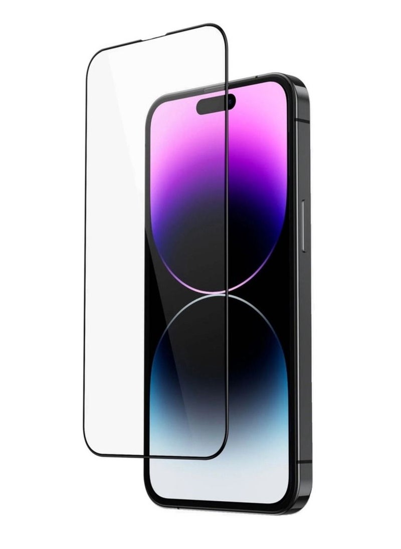 CATANES - 2Pack for iPhone 14 Pro Magsafe Case and Screen Protector Clear Electroplating Frame Wireless Charging Cover with Tempered Glass Violet/Clear - Image 1