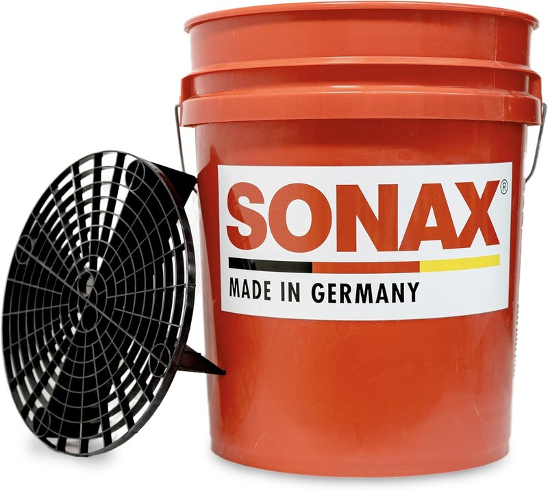 Sonax 5-Gallon Professional Wash Bucket with Grit Guard – Durable Car Wash Bucket for Detailing & Cleaning - Image 1