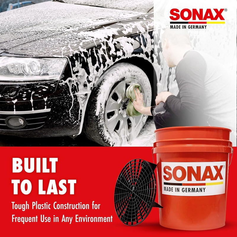 Sonax 5-Gallon Professional Wash Bucket with Grit Guard – Durable Car Wash Bucket for Detailing & Cleaning - Image 5