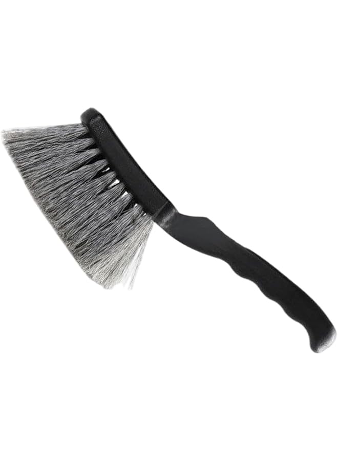 KASTWAVE Wheel Rim Brush, Car Tire Wheel Brush Cleaner, Non-Scratch Long Bristle Brush, Synthetic Mixed Soft And Hard Bristle Brush For Car, Motorcycle Wheels, Tires, Fenders, Carpets, Engine Exhaust, Car Wash - Image 1