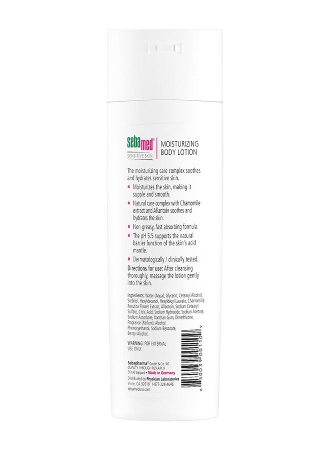 Sebamed Moisturizing Body Lotion for Sensitive Skin pH 5.5 Hypoallergenic Naturally Soothes and Moisturizes 6.8 Fluid Ounces (200 Milliliters) - Image 2