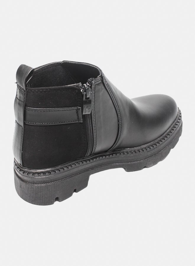 Glitter Women Half-Boots - Black - Image 4