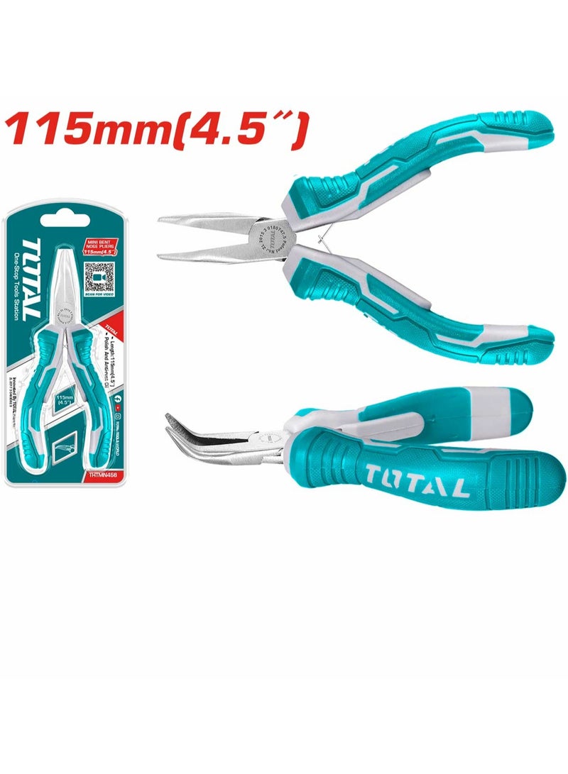 TOTAL Mini Bent Nose Plier 115mm THTMN456 - Image 4