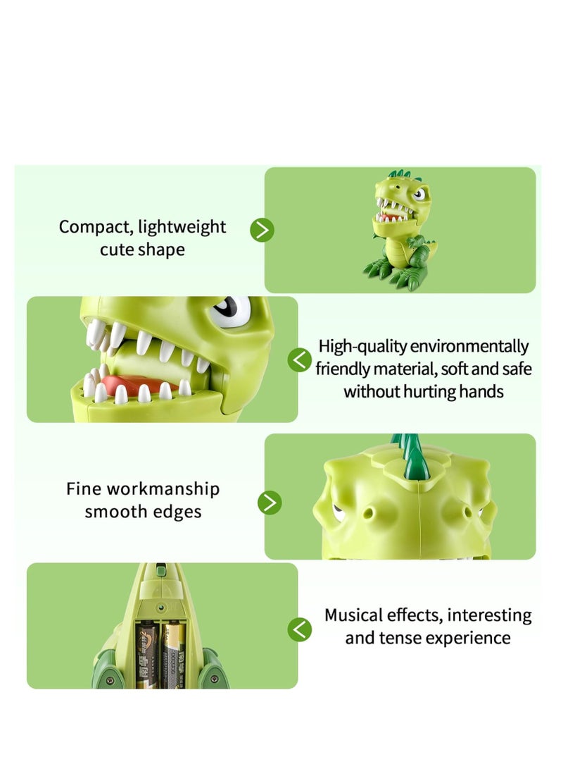 Mouth Bite Finger Toy Classic Family Game Dinosaur Mouth Biting Finger Game Funny Party Parent Child Interactive Game Toy for Adults and Kids
