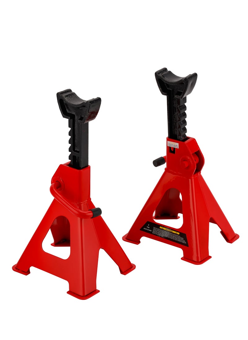 GEEPAS Geepas Jack Stand - 3T, Load Capacity 3 Ton, Minimum Height 275mm, Maximum Height 425mm, Lifting Height 150mm  - Image 2