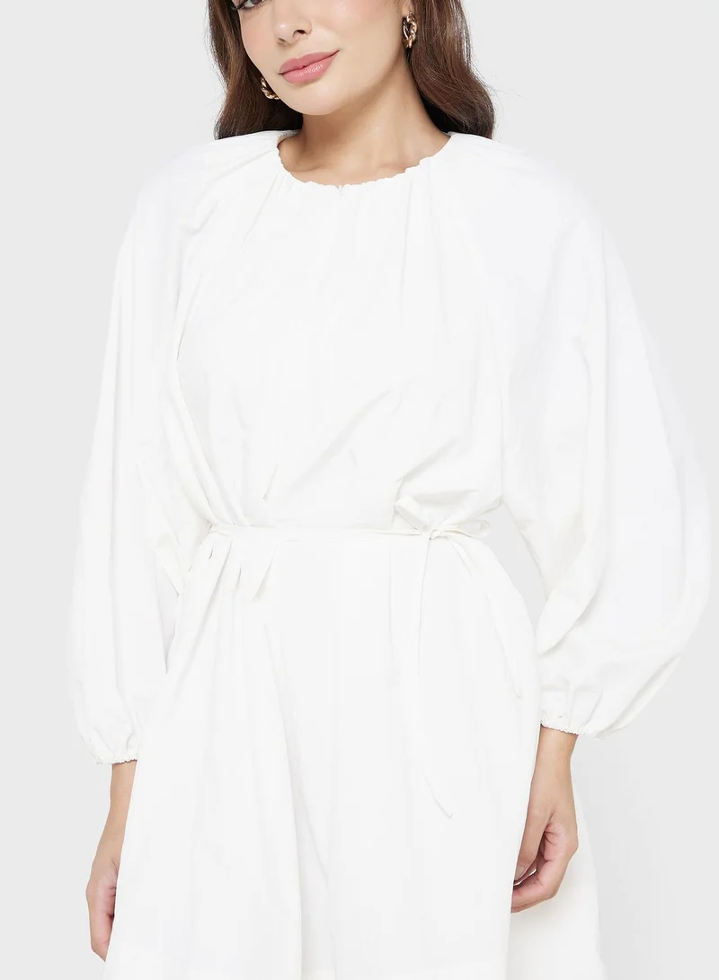 French Connection Balloon Sleeve Dress
