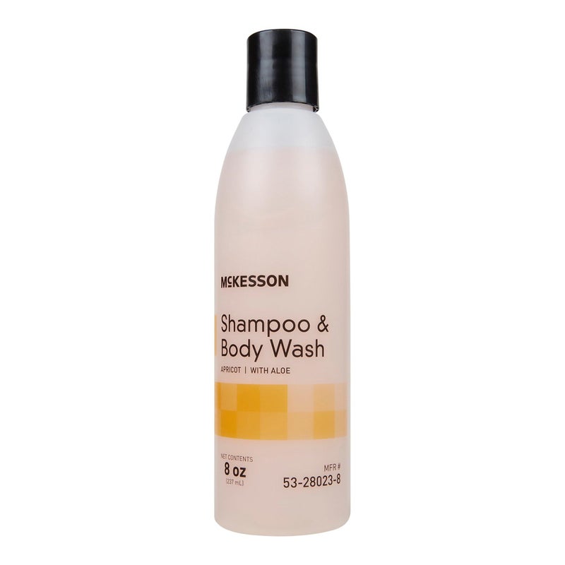 McKesson Shampoo and Body Wash with Aloe, Apricot Scent, 8 oz, 1 Count - Image 1