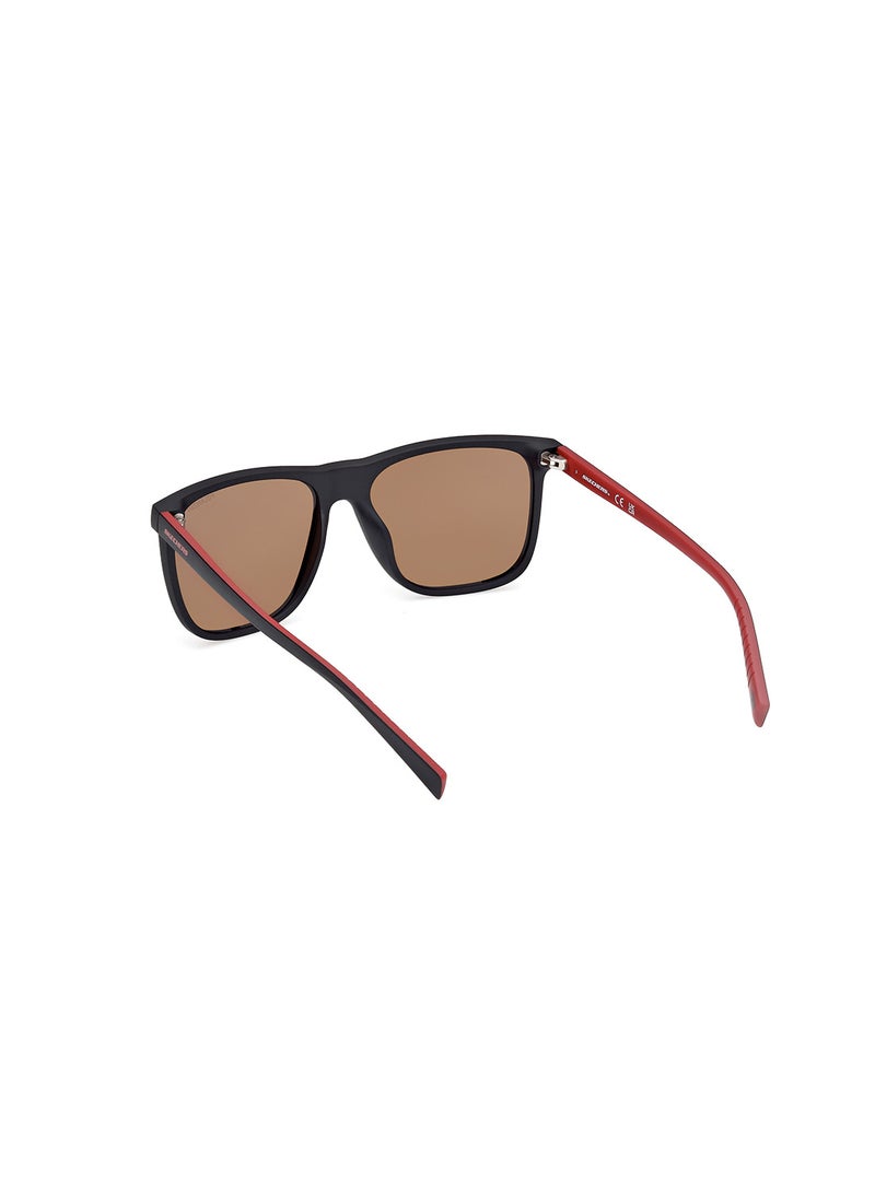 SKECHERS Men's Polarized Square Sunglasses - SE629002H56 - Lens Size: 56 Mm - Image 4