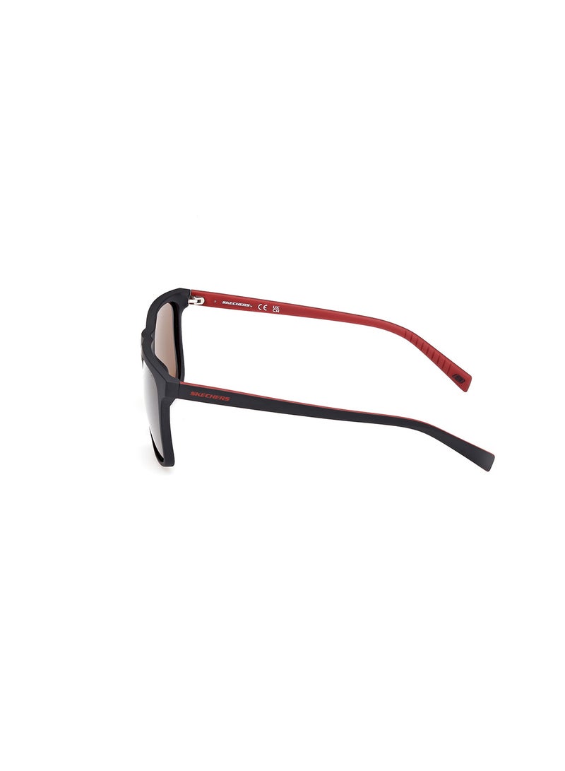 SKECHERS Men's Polarized Square Sunglasses - SE629002H56 - Lens Size: 56 Mm - Image 3
