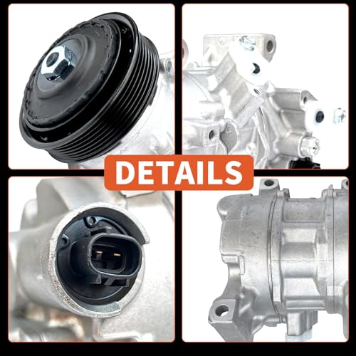 COOLIGO CO29198C A/C Compressor w/Clutch Compatible with Toyota Corolla 2014-2019 Corolla iM 2017-2018, Replaces 88310-02850, 88310-02851 - Image 3