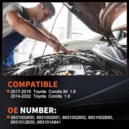 COOLIGO CO29198C A/C Compressor w/Clutch Compatible with Toyota Corolla 2014-2019 Corolla iM 2017-2018, Replaces 88310-02850, 88310-02851 - Image 2