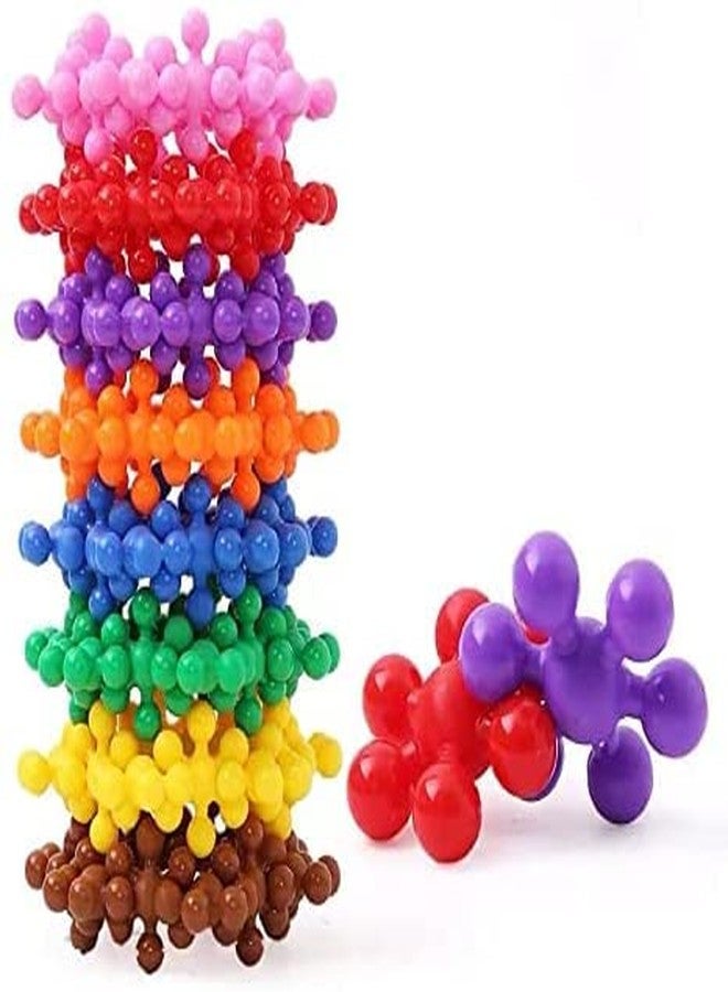 ZEELPETAL Star Links Building Blocks Discs Set Interlocking Solid Plastic Building Blocks Set Stem Educational Toy for Kids Safe Learning Promotes Fine Motor Skills Sensory Development (200) - Image 5