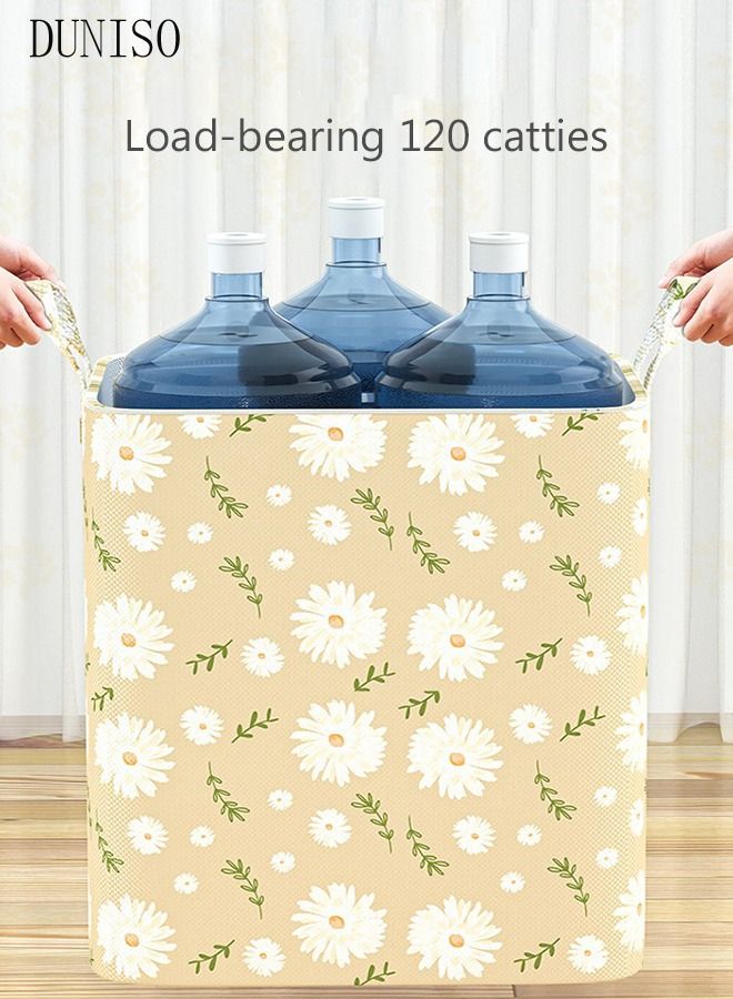 DUNISO 3pcs Wardrobe Clothes Organizer Foldable Closet Storage Organizer for Clothes Jeans Washable Closet Storage Boxes with Carrying Handles Cube Storage Bin for Home Bedroom Office - Image 5