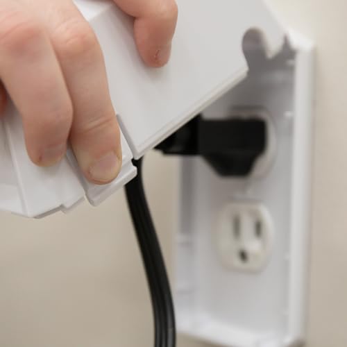 Regalo Home Safety White Outlet Cover Box, Award-Winning Brand, Child Safety, Includes Cover for Outlet or Light Switch, White - Image 4
