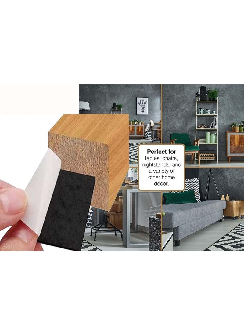 DIY Crafts DIY Crafts 4, 4 Pcs, Furniture Pads Non Slip 2” Furniture Gripper,Best Self Adhesive Square Rubber Pads.Protector Sofa Anti Slip Hardwood Floors.Anti Scratch for Fix in Place Furniture Chair Legs (4)  - Image 5