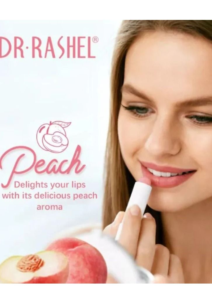 RASHELL Peach Lip Balm 3grams - Image 2