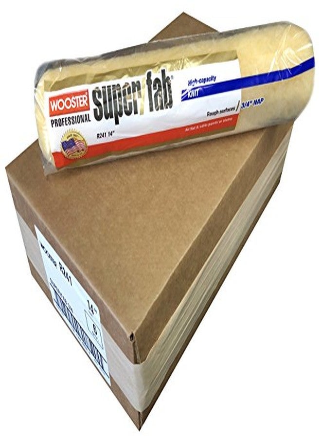 Wooster Brush R241 14 inch Super/Fab 3/4 inch Nap Roller Cover, Pack of 6 - Image 3