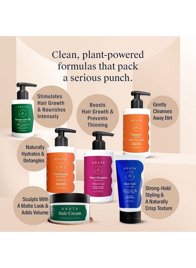 Arata Zero Chemicals - Natural Oil Control Cleansing Shampoo (300 Ml)|With Maple,Sugarcane&Blueberry Extracts|All-Natural,Vegan&Cruelty-Free|Removes Excess Oil&Restores Natural Shine|For Women&Men - Image 1