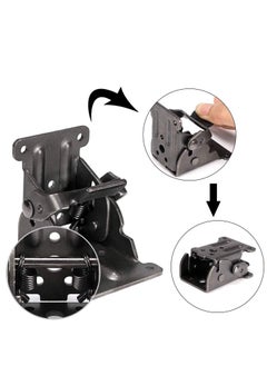 Y&D Folding Brackets, 2PCS 18 Screws Self Lock Foldable Leg Hinges, for Legs Workbench Desktop Expansion in The Kitchen  - Image 3