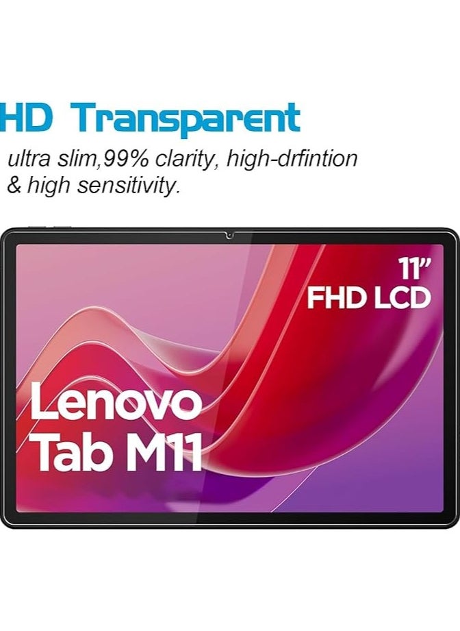 Screen protector for Lenovo Tab M11 (11 inch 2024), Tempered Glass Screen Protector for Tablet Lenovo Tab M11 2024, Anti-Scratch