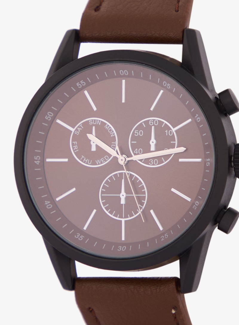 روبرت وود ساعة يد كاجوال بعقارب - Image 2