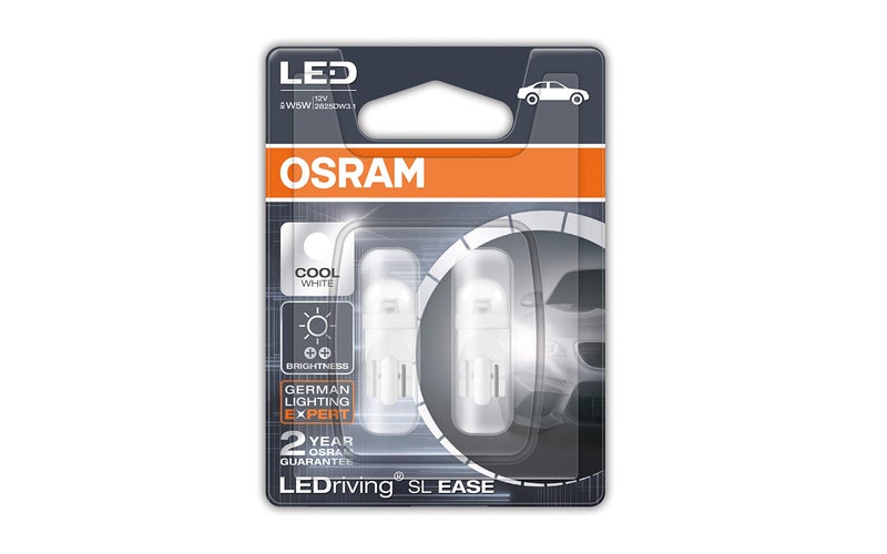Osram LED T10 2825DW-02B Parking Lamp (12V, 1W) for All Models - Cool White - Image 1