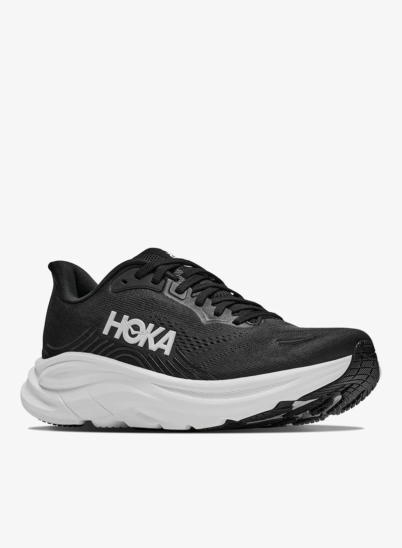 Hoka BLACK / WHITE Clifton 11 Wide for Women | Best Price UAE