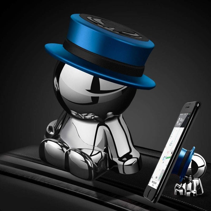 Aokway Magnetic Car Phone Holder Mount with Blue Hat Design - Image 1