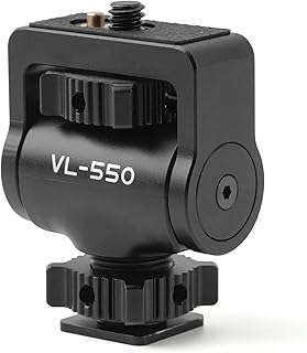 VILTROX VL-550 Field Monitor Mount Monitor Holder Swivel and Tilt Adjustable with Cold Shoe, Swivel 360Ã‚Â° and Tilt - Image 1