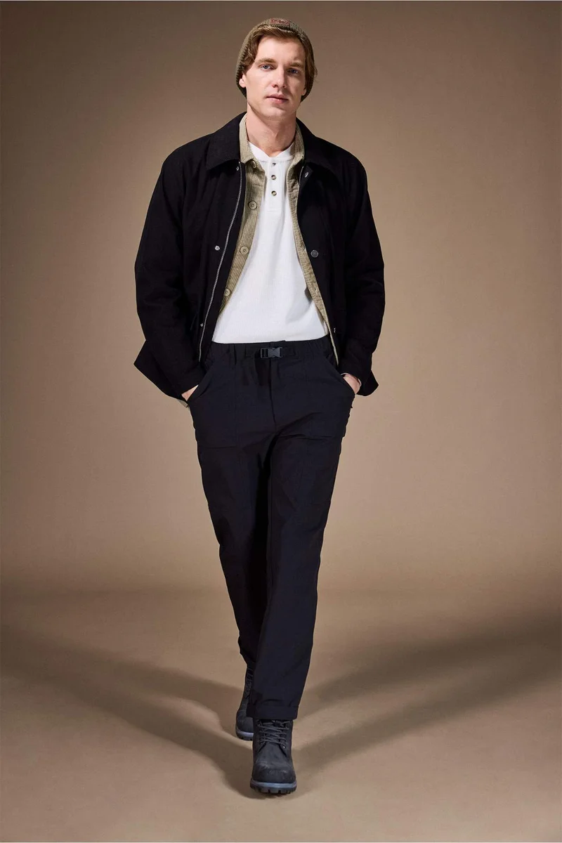 ديفاكتو Elastic Waist Pocketed Trousers