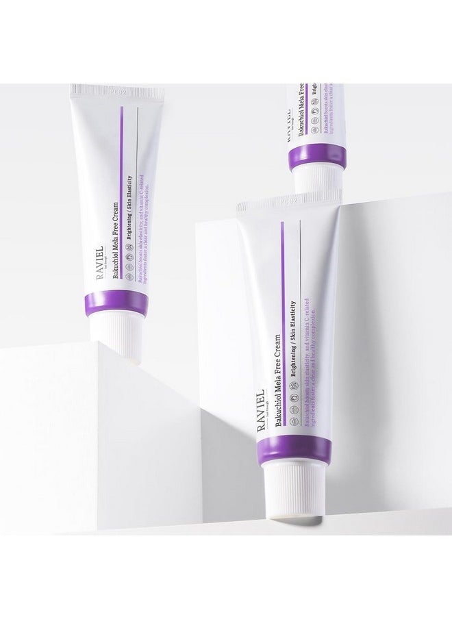 RAVIEL - Bakuchiol Mela-Free Cream (1.7 Fl Oz) - Brightening & Anti-Wrinkle Moisturizer With Vitamin Complex, Clinically Tested For Melasma, Gentle & Hydrating Skincare (1) - Image 1