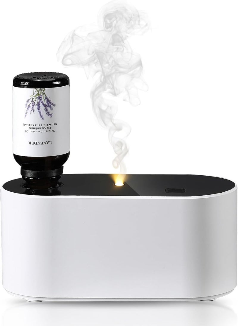 Lecdura ليكدورا موزع عطور بدون ماء - علاج بالعطور - لون أبيض/حديقة فخمة - مصنوع من البوليبروبيلين (PP) - يغطي مساحة تصل إلى 400 متر مربع - يعمل بالبطارية - Image 1