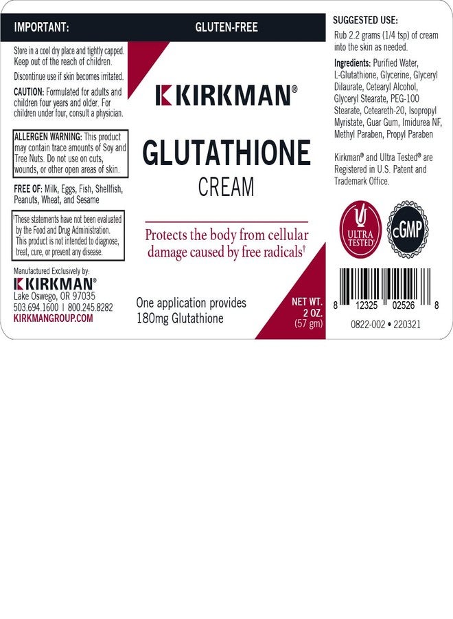 Kirkman - Glutathione Cream - Image 2