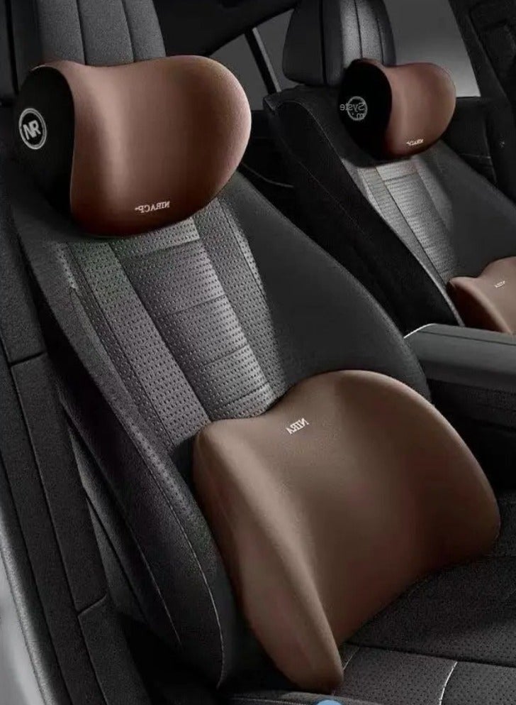 memory 2-Piece Memory Foam Pillow Set – Ergonomic Neck & Back Support for Ultimate Comfort & Pain Relief