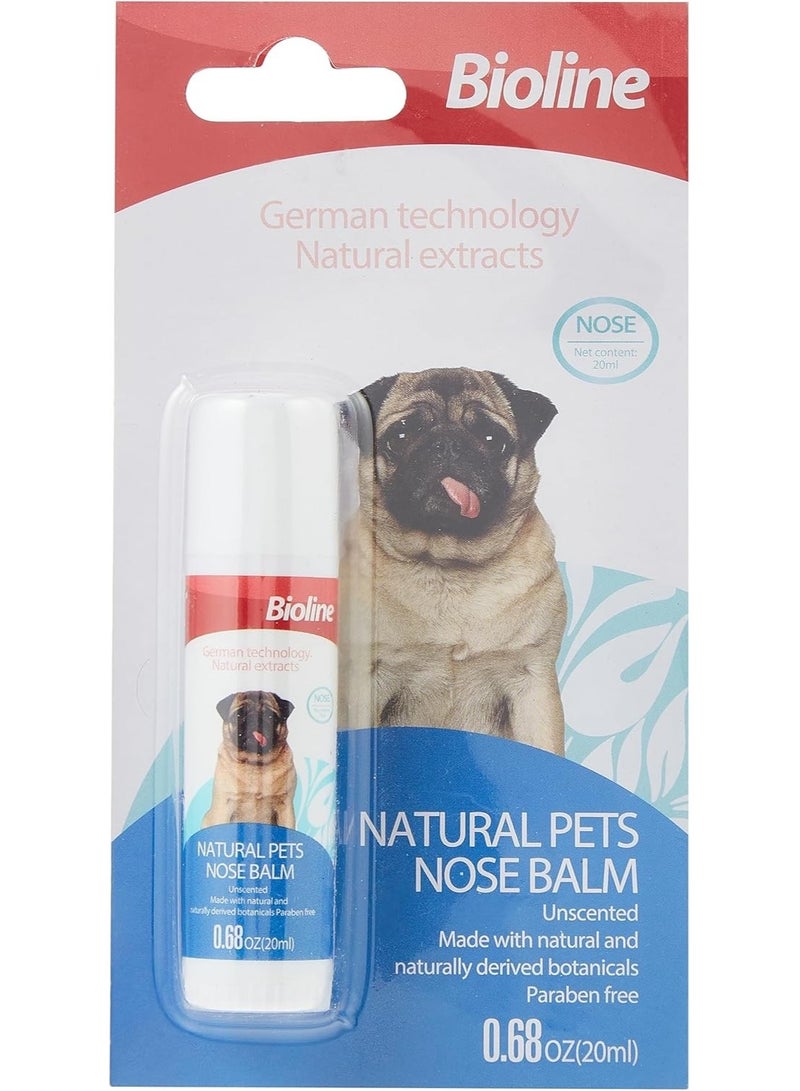 Bioline Natural Pets Nose Balm Moisturizer 20 ml, Multicolor - Image 1