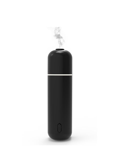 Aldro Aromas Mini Car Aroma Diffuser Kit With 6 pcs 5ml Fragrance Refills Air Humidifier Purifier Aromatherapy Essential Oil Humidifier Diffuser, Multi-Functional, Long Lasting Effect (Black)