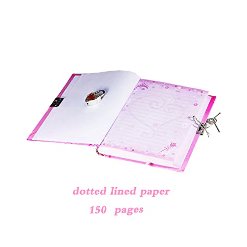 DUDUBUY Mermaid Diary with Lock for Kids Little Girls Diaries 5.25.x7x1 300 Pages Lined Girls Journal Cute Secret Notebook With Lock and 2 Keys for kid Writing Drawing Mermaid Gifts for Age 5 and Up - Image 5