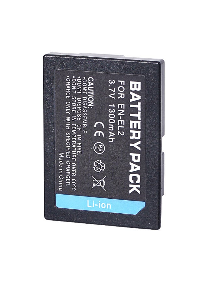 EN-EL2 Battery For Nikon Coolpix 2500 3500 SQ 9904 BP-NKL2 EL2 Battery-Standard Capacity:1300MAH - Image 2