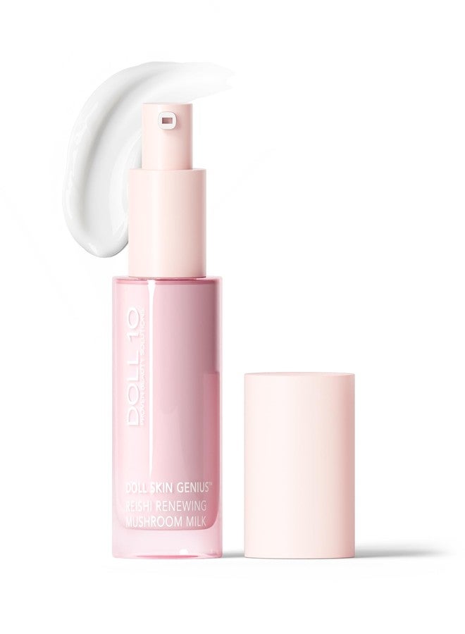 Doll 10 Doll Skin Genius™ Reishi Renewing Mushroom Milk – Hydrating Face Serum w/Reishi, Chaga & Lion’s Mane – Anti-Aging, Barrier Repair & Soothing Skincare for Dry, Sensitive or Mature Skin - 30 Day Supply - Image 1