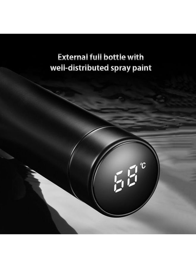 Intelligent Vacuum Insulated Temperature Display LCD Touch Screen Stainless Steel Bottle Black 24x7x7cm - Image 4