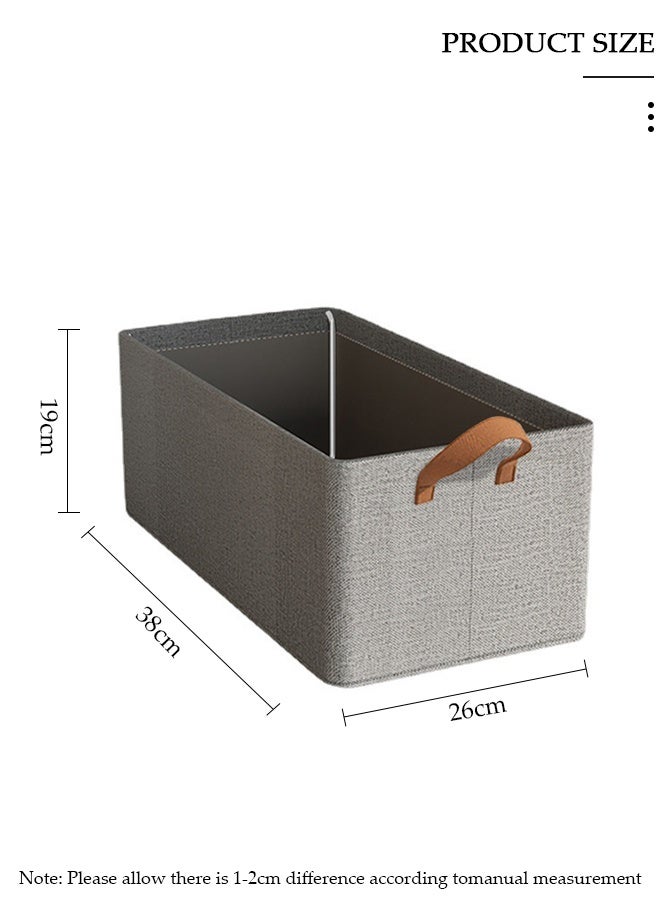 DUNISO 4pcs Wardrobe Clothes Organizer Foldable Closet Storage Organizer for Clothes Jeans Washable Closet Storage Boxes with Carrying Handles Cube Storage Bin for Home Bedroom Office - Image 4