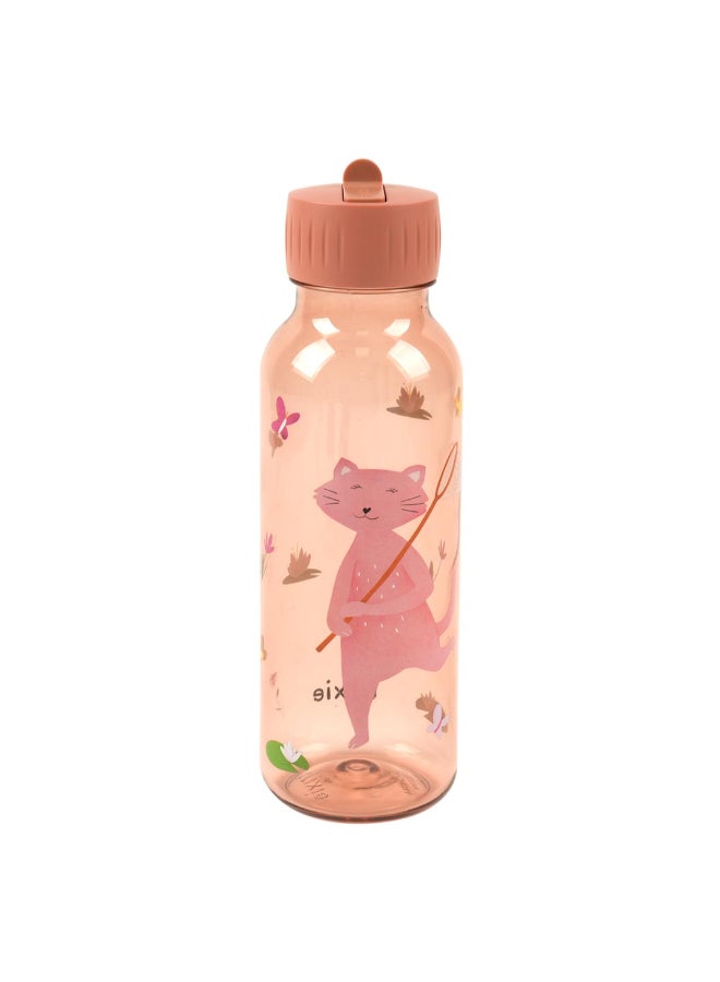 Trixie School Lunch Set of 3 - Leakproof Lunch Box With Clips + Leakproof Snack Box + 500ml Tritan Bottle - Mrs. Cat - Image 2
