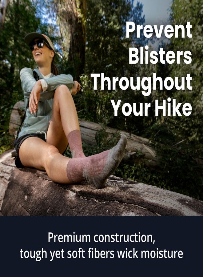 Balega Hike Merino Wool Hiking Socks, Anatomical Fit with Medium Cushioning, Moisture Wicking Drynamix™ Yarn, Mesh Venting, V-Tech Compression, Reinforced Heel, Black, X-Large - Image 2