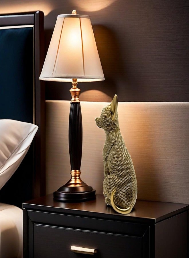 FUNSXBUG Abstract Chihuahua Dog Art Statue Figurines Sculpture Collectibles Home Office Living Room Desktop Display Decoration (Gold) - Image 3