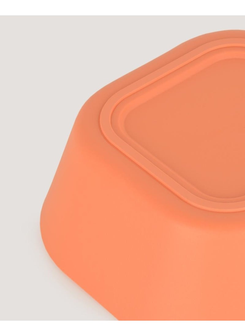 Let's Be Child 2-Piece Square Bowl Sage Green-Peach  - Image 5