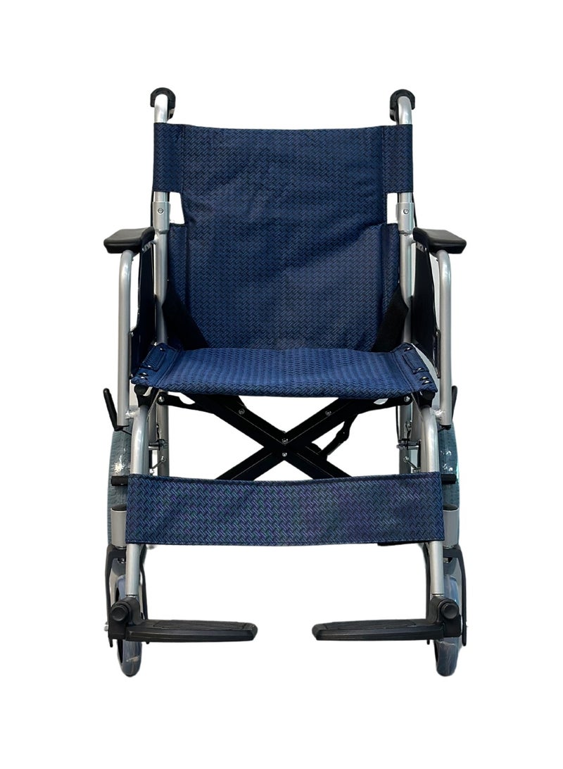 NOVAMED Lightweight Transport Wheelchair Blue (832LABJ) - Image 4